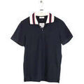 Polo Sandro Polo en coton bleu Polos sur Grenoble : Polo Sandro Polo en coton bleu