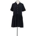 Robes sur Grenoble : Robe courte S&eacute;zane Robe en soie noire Noir