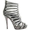 Chaussures &agrave; talons femme sur Grenoble : Chaussures escarpins Barbara Bui Talons en cuir gris