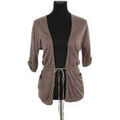 Gilets sur Grenoble : Gilet Gerard Darel T-shirt en lin gris