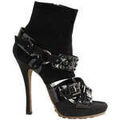 Chaussures &agrave; talons femme sur Grenoble : Chaussures escarpins Barbara Bui Talons en daim noirs