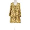 Robe courte Saaj Robe en coton jaune