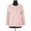 T-shirt S&eacute;zane Top en coton beige Beige