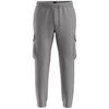 Pantalon BOSS Pantalon fusel&eacute; en popeline stretch facile &agrave; repasser T-Urba Gris