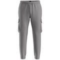 Pantalon BOSS Pantalon fusel&eacute; en popeline stretch facile &agrave; repasser T-Urba Gris Grenoble