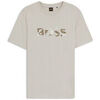 T-shirt BOSS T-shirt en jersey de coton avec logo imprim&eacute; Te_Insignia BOS Gris