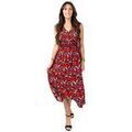Robe Coton Du Monde Am&eacute;lia Rouge