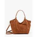 Sac &agrave; main Milano sac port&eacute; &eacute;paule Velvet caviar cuir VELVET CAVIAR 45F-VC241111 Marron Grenoble
