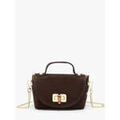 Sac Bandouliere Milano Sac bandouli&egrave;re Velvet cuir VELVET 18E-0VE24117 Marron Grenoble