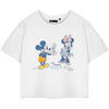 T-shirt Disney True Original Mickey Minnie T-shirt court &agrave; manches courtes Blanc