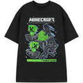 Tee-shirts sur Grenoble : T-shirt Minecraft Beware Of The Dark T-shirt &agrave; manches courtes Noir