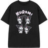 T-shirt enfant Hello Kitty Kuromi Kids T-shirt &agrave; manches courtes Noir