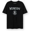T-shirt Wednesday Logo Crest T-shirt &agrave; manches courtes Noir