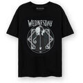 Tee-shirts sur Grenoble : T-shirt Wednesday Back to Back T-shirt &agrave; manches courtes Noir