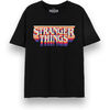 T-shirt Stranger Things Retro Logo T-shirt &agrave; manches courtes Noir