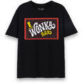 T-shirt Willy Wonka Bar T-shirt &agrave; manches courtes Noir Grenoble