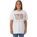 Tee-shirts sur Grenoble : T-shirt Pusheen Cutea T-shirt &agrave; manches courtes Blanc
