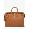 Sac &agrave; main Etrier Sac port&eacute; main / A4 L Equestre cuir EQUESTRE 709-EEQT142L Beige