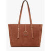 Sac Bandouliere Etrier Sac port&eacute; &eacute;paule Altesse suede cuir ALTESSE SUEDE 709-EASU088M Marron
