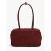 Sac a main Milano Sac port&eacute; &eacute;paule Velvet caviar cuir VELVET CAVIAR 34E-0VC25093 Rouge