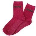 Chaussettes sur Grenoble : Chaussettes Mil&eacute; Mila SOCKS.AMOUR Rose