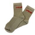 Chaussettes sur Grenoble : Chaussettes Mil&eacute; Mila SOCKS.AMOUR Beige