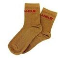 Chaussettes Mil&eacute; Mila SOCKS.AMOUR Jaune Grenoble