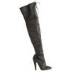 Cuissardes Alaia Bottes en cuir noires