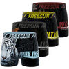 Boxers Freegun Lot de 4 boxers enfant Wild Life Noir