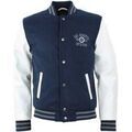 Vestes sur Grenoble : Blouson Srk Blouson Teddy bi-mati&egrave;re homme CORTY Marine