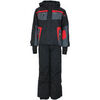 Pantalon enfant Peak Mountain Ensemble de ski gar&ccedil;on ESPION Noir