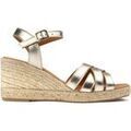 Chaussures d&eacute;contract&eacute;es femme sur Grenoble : Espadrilles Sole Angel Espadrille Des Sandales Argent&eacute;