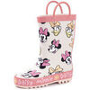 Bottes enfant Disney Minnie And Daisy Bottes Wellington avec poign&eacute;es Rose