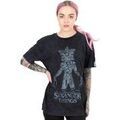 T-shirt Stranger Things Demogorgon T-shirt &agrave; manches courtes Gris Grenoble