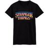 T-shirt Stranger Things Retro Logo T-shirt &agrave; manches courtes Noir
