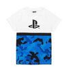 T-shirt enfant Playstation Logo Camo Print T-shirt &agrave; manches courtes Blanc