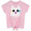 T-shirt enfant Minecraft Kitty Cat T-shirt &agrave; manches courtes Rose