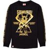 T-shirt enfant LEGO Wear Samurai Warrior Graphic T-shirt &agrave; manches longues Noir