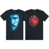 T-shirt Game Of Thrones Multi-pack de 2 t-shirts &agrave; manches courtes Noir