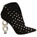 Bottes femme sur Grenoble : Boots Balmain Boots en daim noir