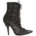 Bottes femme sur Grenoble : Bottines Barbara Bui Boots en cuir noir