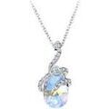Collier Sc Crystal BS1435-CRYS Argent&eacute; Grenoble