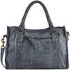 Sac &agrave; main Basilic Pepper Sac port&eacute; main Cow cuir COW 16C-00BCOW22 Bleu
