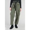 Pantalon Le Temps des Cerises Pantalon baggy ambroise kaki vert