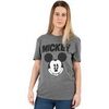 T-shirt Disney Mickey Mouse T-shirt &agrave; manches courtes Gris