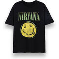 Tee-shirts sur Grenoble : T-shirt Nirvana Classic Logo T-shirt &agrave; manches courtes Noir