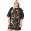 T-shirt Garfield Character T-shirt oversize &agrave; manches courtes Gris Grenoble