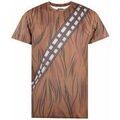 Tee-shirts sur Grenoble : T-shirt Disney Chewbacca T-shirt &agrave; manches courtes Marron