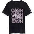 Tee-shirts sur Grenoble : T-shirt Johnny Cash Character T-shirt &agrave; manches courtes Noir