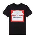 Tee-shirts sur Grenoble : T-shirt Budweiser Logo T-shirt &agrave; manches courtes Noir